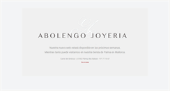 Desktop Screenshot of abolengojoyeria.com